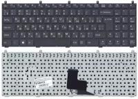 Клавиатура для ноутбука Roverbook Steel N607 черная без рамки
