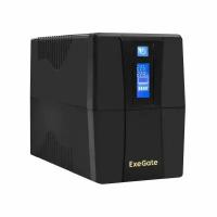 ИБП ExeGate Power Smart ULB-1000. LCD. AVR.4C13. RJ. USB <1000VA/550W, LCD, AVR, 4*C13, RJ45/11, USB, Black>