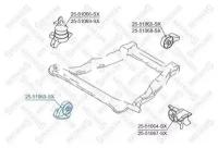 STELLOX 2551063SX 25-51063-SX_подушка ДВС передняя Hyundai Santa Fe 00