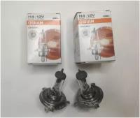 Автомобильная галогенная лампа Osram H4 12V 55W, 2 шт