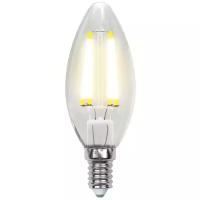 Лампа светодиодная Uniel, Sky LED-C35-6W/WW/E14/CL PLS02WH E14, C35, 6Вт, 3000К