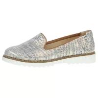 Туфли женские, цвет белый, серебро, размер 38, бренд Avenir, артикул 2526-TA60501S