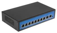 POE-коммутатор 8-канальный, 2xRJ45 UPLINK, POE-A, 120Вт | ORIENT SWP-7508POE/2P PS