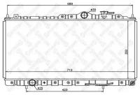 STELLOX 1026692SX 10-26692-SX_радиатор системы охлаждения\ Chrysler Sebring Coupe 2.0i-2.7i 00