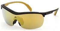 Солнцезащитные очки adidas, золотой, черный