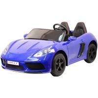 RiverToys Автомобиль Porsche Cayman T911TT, синий глянец