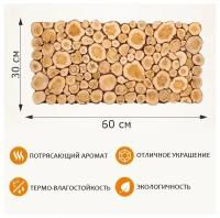 Панно из можжевельника на щите 30х60см