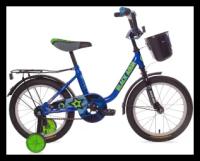 Велосипед BLACK AQUA 1204 (с корзиной, синий)