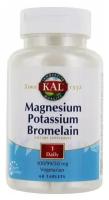 KAL Magnesium Potassium Bromelain (Магний Калий Бромелайн) 60 таблеток