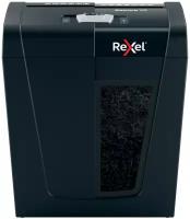 Шредер Rexel Secure X8 EU черный (секр.P-4) фрагменты 8лист. 14лтр. скрепки скобы