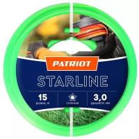 Леска для триммеров Patriot Starline d=3.0мм L=15м