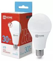 Лампа светодиодная IN HOME LED-A70-VC, E27, A70