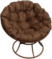 Кресло m-group папасан коричневое, коричневая подушка