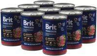 Консервы для собак всех пород Brit Premium by Nature, мясное ассорти с потрошками, 410 гр*9 шт