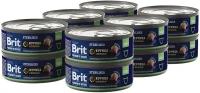 Консервы для для стерилизованных кошек Brit Premium by Nature, с мясом курицы и печенью, 100 гр*12 шт