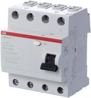 Устройство защитного отключения (УЗО) ABB FH204 AC 63/0,03 mA, 3-х фазное 63А 30mA