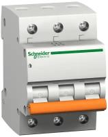 Schneider Electric Выключатель автоматический модульный 3п C 63А 4.5кА ВА63 Домовой SchE 11229