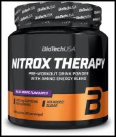 Оксид азота (N. O.) BioTech USA Nitrox Therapy (340 г) Синий виноград