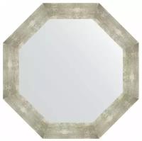 Зеркало в багетной раме Evoform OCTAGON BY 3813 90 mm, алюминий