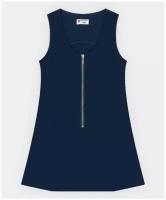 Сарафан с молнией синий Button Blue для девочек, модель 222BBGS50021000, размер 170