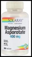 Минерал Solaray Magnesium Asporotate (Аспартат магния) 400 мг 180 капсул