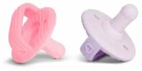 Пустышка-прорезыватель силиконовый Munchkin Sili-Soothe & Teethe™ от 3 месяцев розовый и фиолетовый