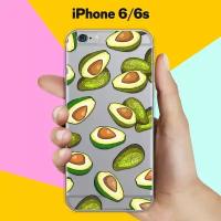 Силиконовый чехол Авокадо на Apple iPhone 6/iPhone 6S