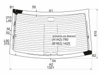 Стекло Заднее С Обогревом Hyundai Sonata Nf V 04-10 XYG арт. SONATA-04 RW/H/X