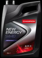 Автомобильное синтетическое моторное масло CHAMPION NEW ENERGY 5w40 5л