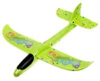 Воздушный транспорт Funny toys Самолет «Супербыстрый», 35 х 37, зелёный