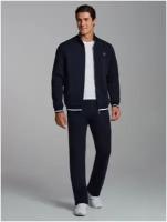 Костюм Red-n-Rock's, олимпийка и брюки, силуэт прямой, карманы, размер 52, синий