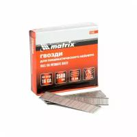 Гвозди Matrix 16GA для пневм. нейлера сечение 1,6х1,4, длина 19 мм, 2500 шт 57601