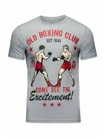 Футболка Athletic pro. Old Boxing Club Gray XXL