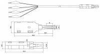 Hyperline KR-CABLE-CRO4 Шнур тестовый 4-х контактный