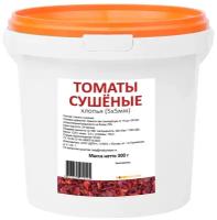 Томаты сушеные хлопья 5х5мм HOBBYHELPER в ведре 300г