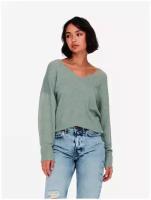ONLY, пуловер женский, Цвет: серо-зеленый, размер: M