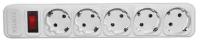Сетевой фильтр Centek СТ-8900-5-3,0 White, 5 розеток, 3 м, двойная защита