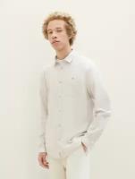 Рубашка Tom Tailor для мужчин 1039789/30687 белая, размер XS INT