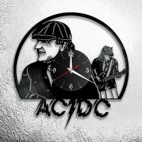 Настенные часы с группой AC DC, Malcolm Mitchell Young, Angus McKinnon Young, Bon Scott