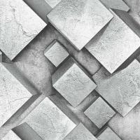 Обои Винил на Флизелине Перспектива 9050 серый (рисунок) 1.06*10.05 м