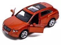 Машина металлическая Автоград Bently Bentayga 1:45, инерция, открываются двери, коричневый (67332)