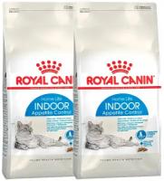 ROYAL CANIN INDOOR APPETITE CONTROL диетический для взрослых кошек живущих дома (2 + 2 кг)