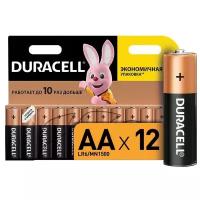 Батарейка щелочная DURACELL, АА, 12 шт