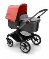 Коляска 2в1 Bugaboo Fox 3 Graphite/grey melange/sunrise red в комплекте