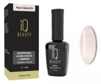 IQ Beauty, Камуфлирующая база с шиммером №16, Нюд & Золото, 10 мл (персиковая, с золотыми микроблестками, плотная.)