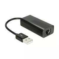 Сетевая карта RJ-45 Orient U2L-100N USB2.0 на LAN Ethernet кабель адаптер, RTL8152B chipset - чёрный