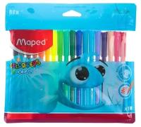 Maped Фломастеры 18 цветов, Maped Color Peps Ocean, смываемые, европодвес