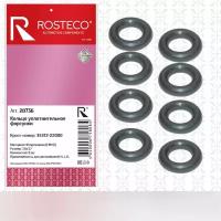 Кольцо уплотнительное форсунки, фторсиликон, комплект из 8 шт., Rosteco арт. 20736
