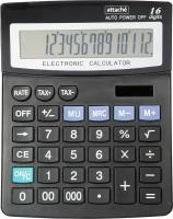 Калькулятор бухгалтерский Attache ATC-222-16F, черный