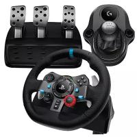 Комплект Logitech G Руль G29 Driving Force и коробка передач Driving Force Shifter, черный